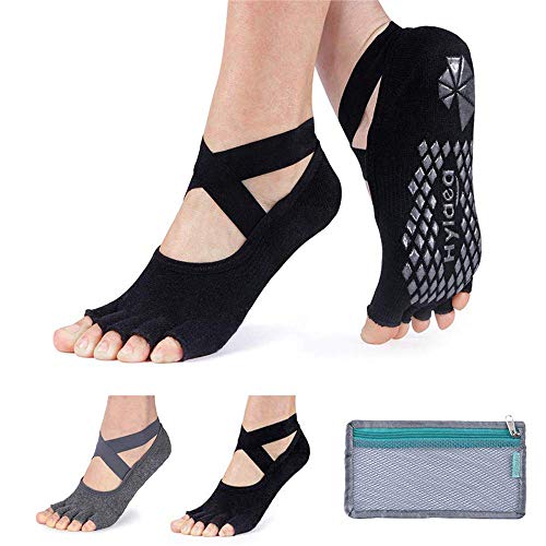 2 pairs of Hylaea unisex non slip grip socks (brand new), Women's Fashion,  Watches & Accessories, Socks & Tights on Carousell