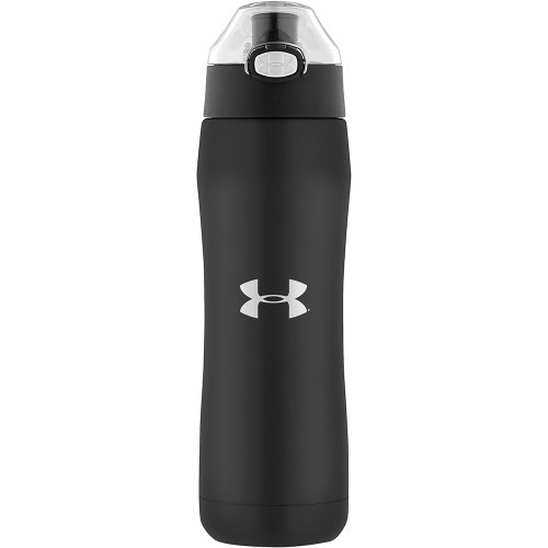 Under Armour UA Protege Vacuum Insulated Stainless Steel Water Bottle 16oz  Black