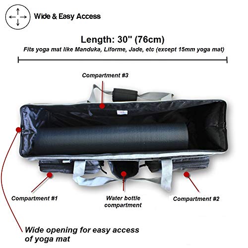  YogaAddict Yoga Mat Bag Compact (Extra Large)
